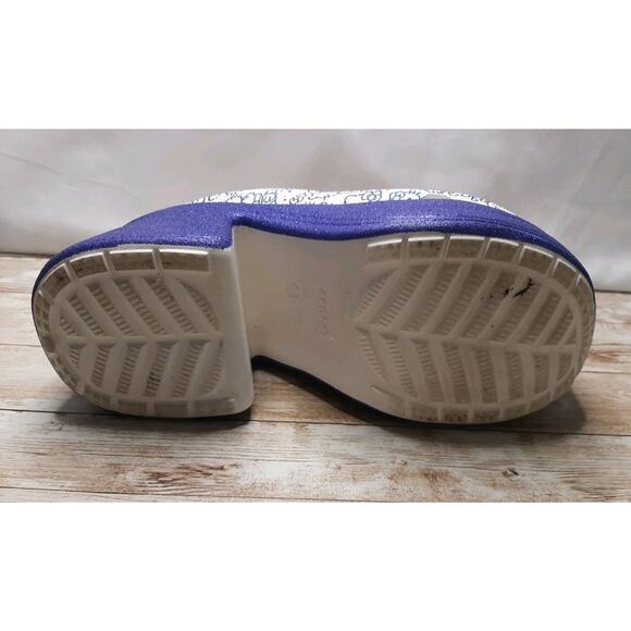 Hello Kitty Siren Crocs 50th Anniversary Womens 8 Chunky Heels Whimsical Funky - Picture 11 of 14